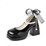 Туфли Мэри Джейн женские Obwa, черный - фото