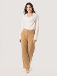 Тканевые брюки Quiosque Regular Pants, кэмел - фото 2