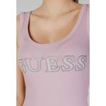 Фиолетовый хлопковый топ Guess - фото 5