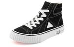 Кроссовки Kappa Skateboard Shoes Women's High-Top Black White - фото 2