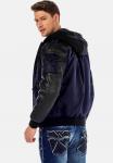 Куртка-бомбер Cipo & Baxx, темно-синий - фото 2