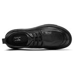 Повседневные туфли мужские черные SEPTWOLVES, черные перфорированные дышащие (стандартный размер кожаной обуви) - фото 7