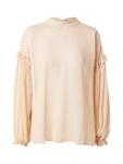 Блузка TOPSHOP Blouse Georgette, бежевый - фото