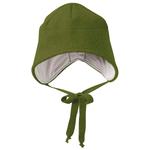 Детская шапочка-ушанка Disana, Oliv - фото