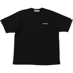 Футболка College Monogram logo A BATHING APE, черный - фото