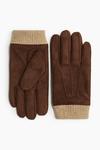 Перчатки на пальцы H&M, коричневый - фото