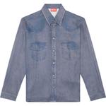 Рубашка Drinn с пуговицами DIESEL, светло-голубой - фото 3