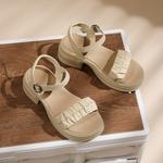 Сандалии женские Golden Silk Rabbit, бежевый - фото 11