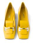 Prada туфли на блочном каблуке, желтый - фото 4