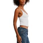 Беcшовный топ Pucker up Free People, белый - фото 3