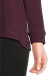 Футболка PACT Luxe Stretch Jersey Swing Long Sleeve Tee, цвет Berry Jam - фото 4