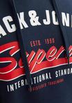 Худи Jack & Jones JJELOGO, Sky Captain/Dark Blue - фото 3