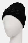 Шерстяная шапка Boss Orange, черный - фото 4