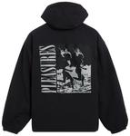 Куртка с капюшоном Pleasures Run, черная - фото 2