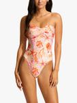 Купальник La Mer Twist Band Seafolly, White - фото