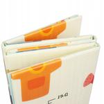 Большой Двусторонний Складной Коврик Xpe Streets 200X180 Образовательный Для Детей Humbi - фото 6