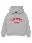 Худи с логотипом DSQUARED2 KIDS, серый - фото