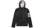 THOM BROWNE Утепленная куртка на молнии, Black - фото