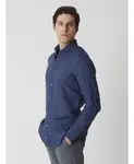 Стильная мужская рубашка Mazzarelli, синий - фото 2