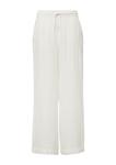 Широкие брюки QS, белый - фото