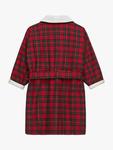 Детский уютный халат в клетку Trotters, Red/Multi - фото 2