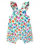 Детский хлопковый комбинезон с цветочным рисунком Fábula, Est Coraflor Fundo Off - фото 2