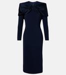 Платье миди с накидкой Penny Jenny Packham, Ink - фото