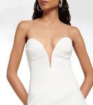 Мини-платье без бретелей из крепа Mônot - фото 4