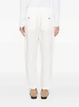 Брюки с защипами Eleventy, белый - фото 4