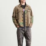 Рубашка с узором «елочка» Shuri Mastercraft Union, зеленый - фото 2