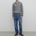 Прямые джинсы Burt THE ROW, синий - фото 4