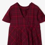 Платье детское Burberry, темно-красный - фото 3