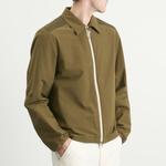 Рубашка из нейлоновой ткани сирсакер Moncler, зеленый - фото 2