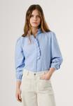 Блуза Pepe Jeans Button-down blouse, Blue - фото