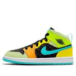 Кроссовки 1 mid se 'clover' Air Jordan, желтый - фото