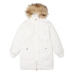Куртка long down parka 'white' Converse, белый - фото