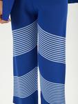 Брюки Influencer Loose fit Pants Striped knit pants, королевский синий - фото 3