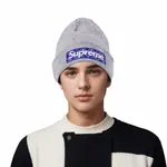 Supreme Новая Эра Бокс Лого Бейни FW19, Gray - фото 3