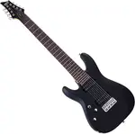 Электрогитара Schecter C-8 Deluxe для левшей, сатиновый черный - фото 2