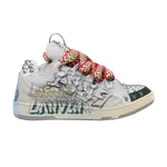 Кроссовки Lanvin Wmns Curb Sneakers Graffiti, белый - фото