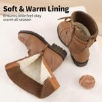 Ботинки до середины икры с шнуровкой DREAM PAIRS, Camel - фото 3