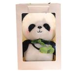 Плюшевая игрушка панда в бамбуковом тубе Happy Fish - фото