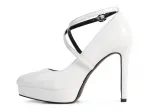 London Rag Dust Platform Pump, белый - фото 3
