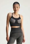 Бюстгальтер Adidas by Stella McCartney SEAMLESS, Black/ White/Black - фото