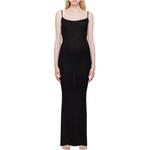 Skims Женское черное платье-комбинация - фото 7