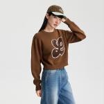 Женский свитер Lee, коричневый - фото 6