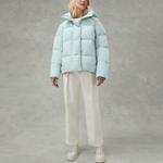 Пуховик женский водорастворимый синий Canada Goose - фото 3