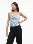 Топ VILA VITHALIA, светло-голубой - фото 3