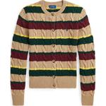 Вязаный поло Ralph Lauren верблюжьего цвета - фото