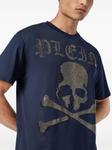 Philipp Plein футболка Strass Skull & Bones, синий - фото 3